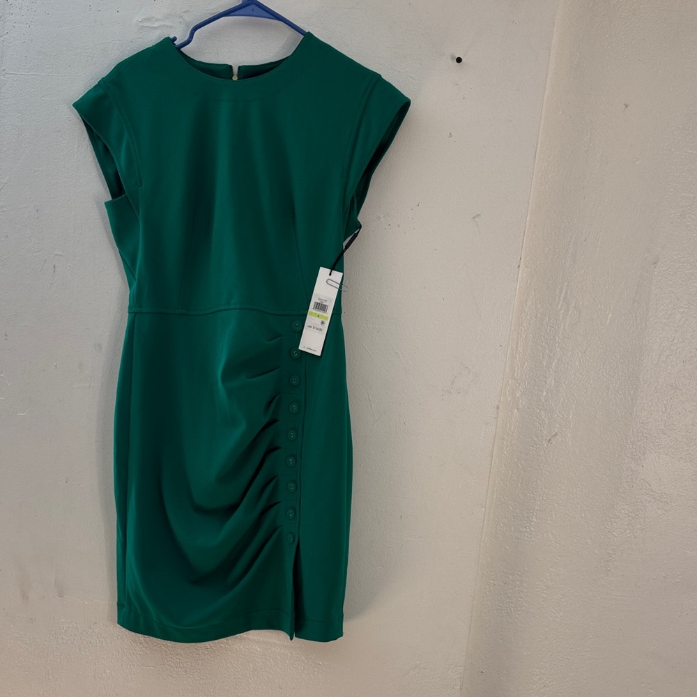Calvin Klein green Dress size 4 pre-owned - Picture 2 of 16